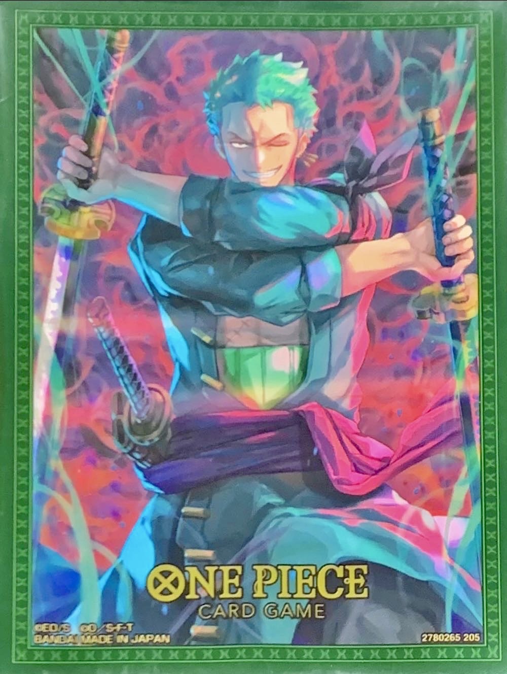 Sleeve,Official Card Sleeves 11: Roronoa Zoro,Supply