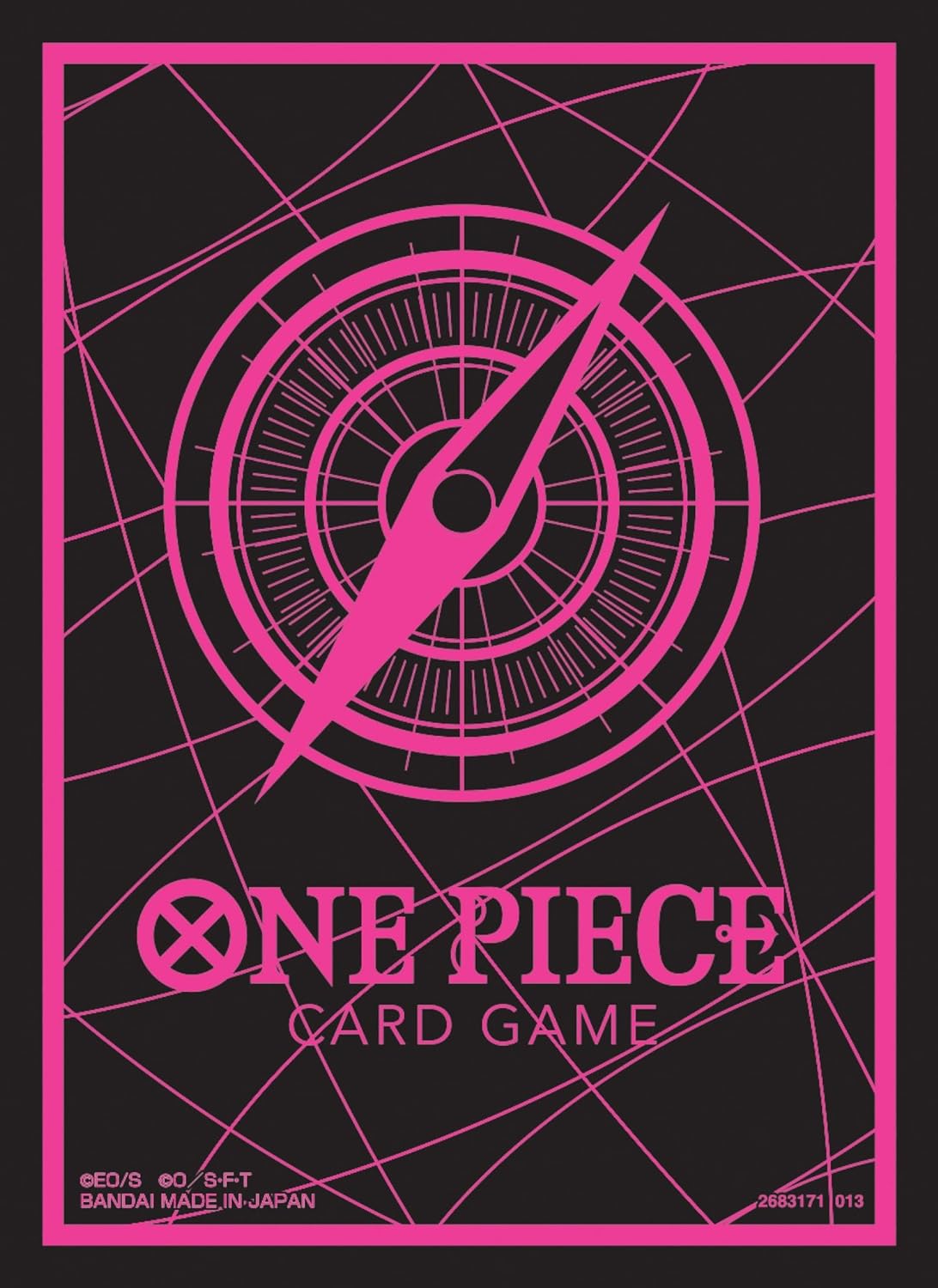 Sleeve,Official Card Sleeves 6: Standard Black & Pink,Supply